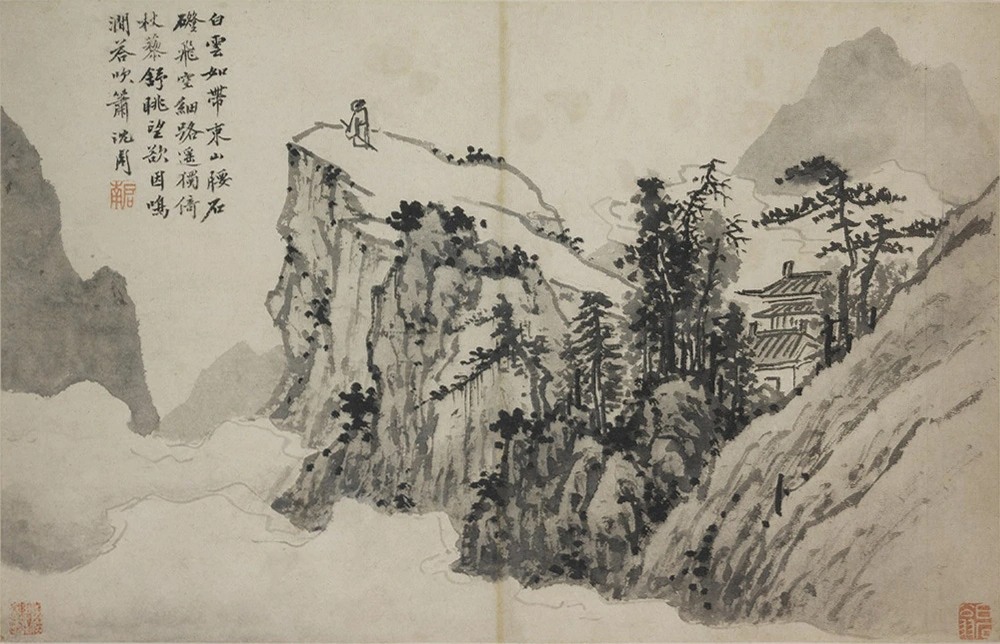 文人水墨风格视觉示例