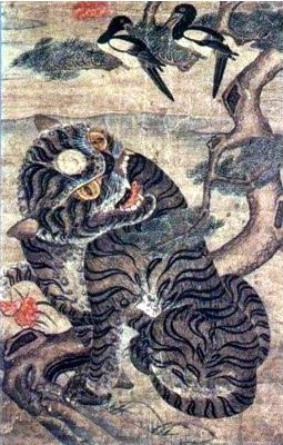 韩国民画风格视觉示例
