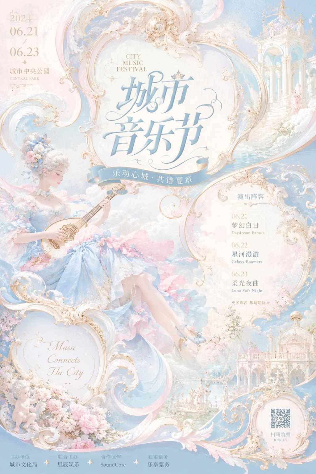 洛可可风格视觉示例
