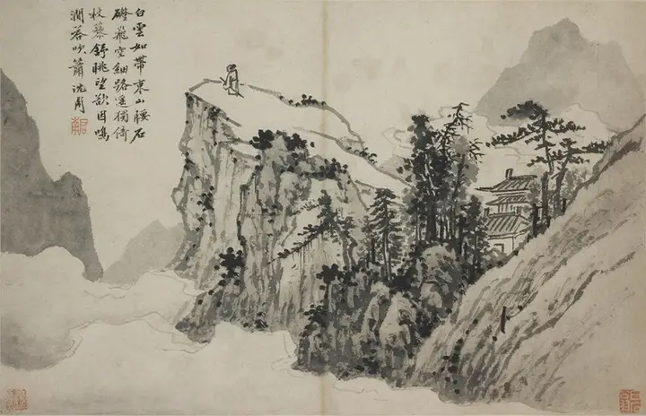 文人水墨风格视觉示例