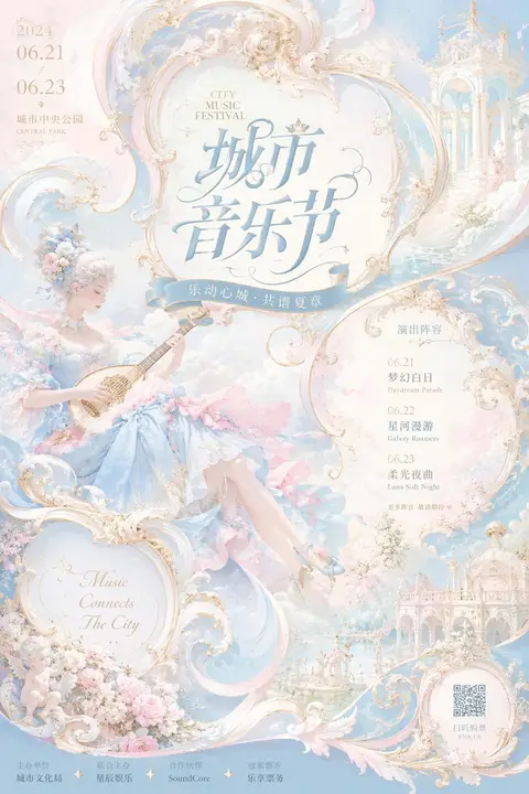洛可可风格视觉示例
